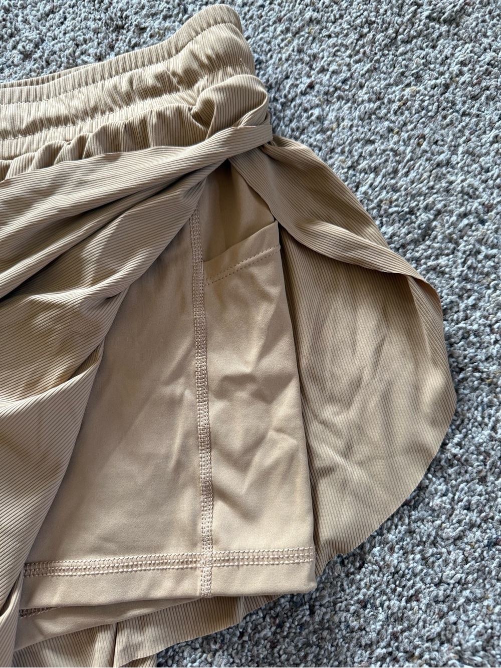 JoyLab Light Tan Drawstring Athletic Shorts - Picture 4 of 6